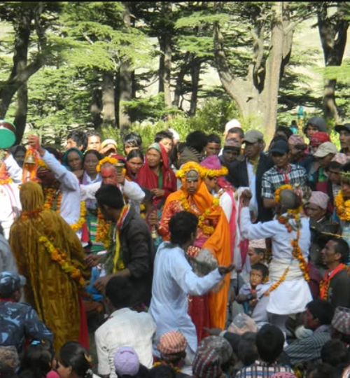 traditional dance in lower dolpa, Nepal